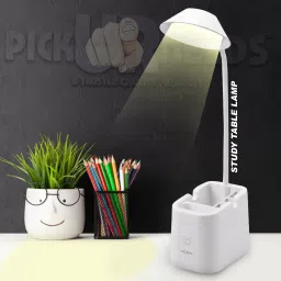Rechargeable Study Table Lamp LED Desk Light For Students With Pen Stand Study Lamp-13