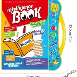 equipagecart Educational Book ABC &123 E-Learning Kid Electronic Activity Notebook with Music image 2
