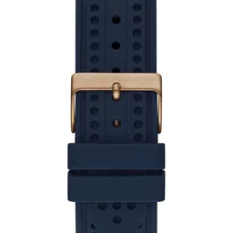 GUESS Men Rose Gold-Toned Dial & Blue Straps Analogue Watch GW0363G2 image 4