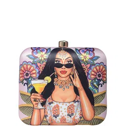 ARTKLIM Printed Box Clutches image 2