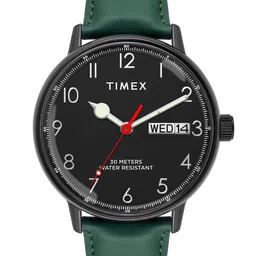 Timex Men Brass Dial & Leather Straps Analogue Multi Function Watch TWEG25402-image-23