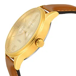 Timex Men Brass Dial & Leather Straps Analogue Multi Function Watch TWEG18439 image 4