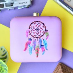 ARTKLIM Printed Box Clutch-7