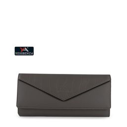 YESSBENZA Women Grey Envelope Clutches-image-11