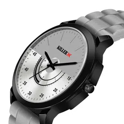 Killer Men Printed Brass Dial & Regular Straps Digital Watch KL-9400-GREY image 2