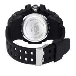 V2A Men Textured Dial & Straps Analogue and Digital Multi Function Watch-V2A-1545-Black-01 image 3