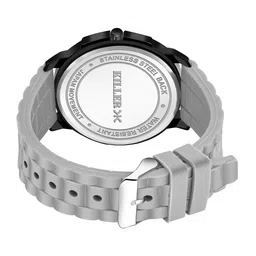 Killer Men Printed Brass Dial & Regular Straps Digital Watch KL-9400-GREY image 3