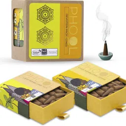 Jasmine & Tulsi Dhoop Cones | Devotion Incense Cones Combo | Dhoop for Puja Jasmine Dhoop-image-29