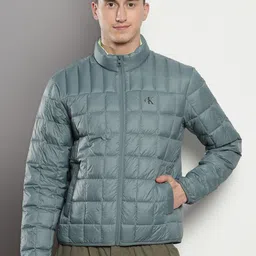 Calvin Klein Jeans Mock Collar Padded Jacket-image-9