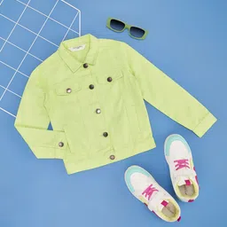 Pantaloons Junior Girls Colourblocked Puffer Jacket with Patchwork-image-40