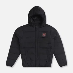 Allen Solly Junior Boys Open Front Jacket with Patchwork image 1