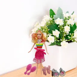 Dolls for Girl’s House Surprise Shine Shoe Plastic Doll House Set-image-88