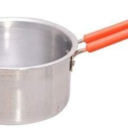 super hk ALuminium Induction and Gas Compatible Heavy Sauce Pan for Cooking Tea/Milk Milk Pan 16.1 cm diameter 1 L capacity-picture-2