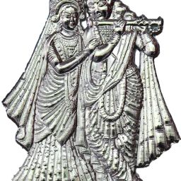 Decorative brass car dashboard idols Radha Krishna Decorative Showpiece - 6.5 cm-image-90