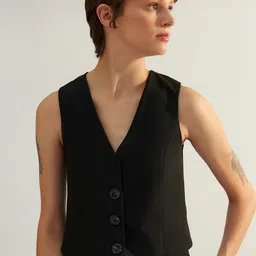 Trendyol V-Neck Sleeveless Waistcoat-picture-11