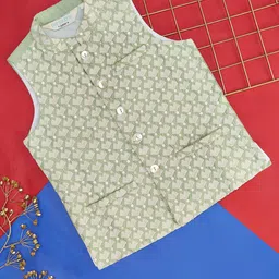 indus route by Pantaloons Boys Woven Design Nehru Jacket-58