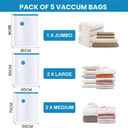 5Pack Vacuum Compression Storage Bags With Pump,Space Saver Sealer Bag P341 Travel Storage Vacuum Bags-image-66