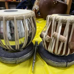 Wooden Quality Tabla Set + Ring Pad+ Hammer With Cover Bag Tabla-image-15