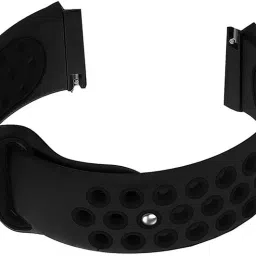 TECHWIND TW22SN3007BKBK 22MM Silicon Watch Belt - CHECK MODEL LIST/DESCRIPTION/IMAGES Smart Watch Strap image 2
