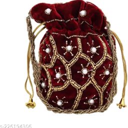 Women Maroon Potli-image-69