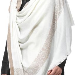 WEAVERS VILLA Wool Solid Men Shawl-image-24