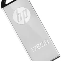 HP V220 Metal 128 GB Pen Drive Compatible with Laptop, Desktop Computer USB 2.0 Metal Case-25