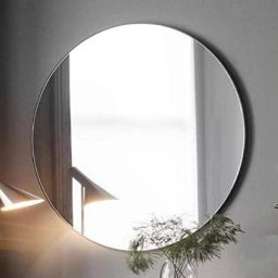 Round 18 * 18 inch with Clip Bathroom Mirror-12