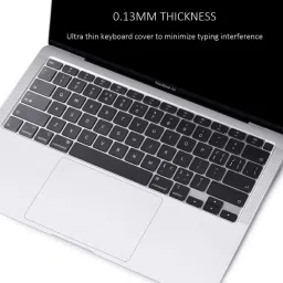 Linum Keyboard Protector for 2020 Release MacBook Air M1 13 inch A2179 A2337 Keyboard Cover US Layout Ultra Thin Waterproof Dust-Proof Macbook Air 13 inch M1 Keyboard Skin image 3