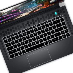 RAYA Silicone Keyboard Cover for Dell Alienware m15 R7 & Alienware m16 R1 Alienware x17 R2 and Dell G16 Gaming Laptop Keyboard Skin-11