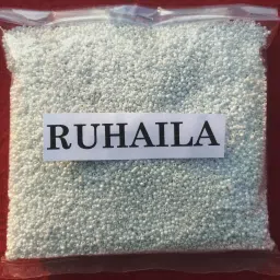 3 MM MILKY WHITE COLOR GLASS BEADS-400 GMS FOR ART CRAFT JWELLERY EMBRIODERY-22