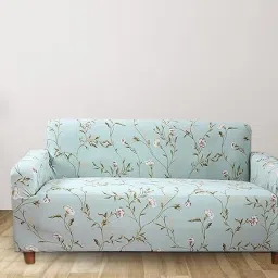Polycotton Floral 4 Seater Sofa Cover-picture-18