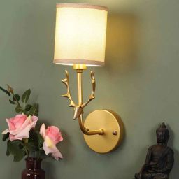 eliante by jainsons lights Mountwill Metal Novelty Wall Light (Gold)-picture-33