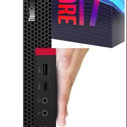 Hayyo Core i7 (9th Generation) Octa-Core Processor | ThinkCentre Tiny Desktop [WVP] Core i7 - 9700 Processor [8 Cores, 8 Threads, 3.00 GHz] (32 GB RAM/Integrated Intel® Ultra HD 4K 630 Graphics/1 TB SSD Capacity/Windows 11 Pro) Microtower with MS Office-image-9