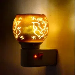 Electric Ganesh Ji Kapoor Dani Camphor Burner MultiUses Incense Aroma Dhoop Dani Glass Incense Holder-image-25