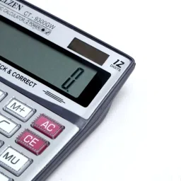 pw pencilwala CT-9300GW LARGE DISPLAY GLASS BUTTON BasicCalculator image 3