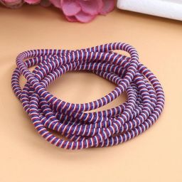 BLEY Spiral Cable Protector (Pack Of 2) 1 Meters Each-Full Size Blue Red Cable Protector-image-66