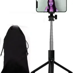 POZUB Mobile Bluetooth Selfie Stick Gimbal Photography Stand Tripod Free Carry Bag Tripod, Monopod, Monopod Kit, Tripod Ball Head, Tripod Bracket, Tripod Clamp, Tripod Kit-27
