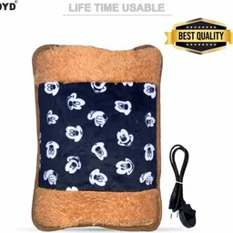 creto Velvet Fur Comfort Heat Bag Electric 1 L Hot Water Bag-picture-3