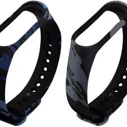 AUDICE Military Camouflage Style Silicon Mi Band 3/4 strap combo Combo of 2 pack Xiaomi Mi Band 3 Strap and Mi Band 4 Strap Watch band Silicone Strap Colour Band Bracelet (Not Compatible with Mi Band 1/2) Smart Band Strap Smart Band Strap Smart Band Strap-image-78