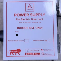 ALLY VUE POWER SUPPLY FOR DOOR LOCK REMOTE KIT 24 V WITH REMOTE Smart Door Lock-29