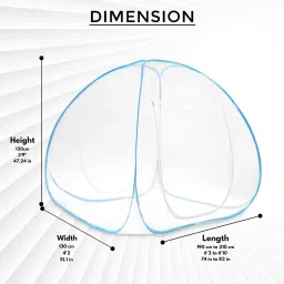 greendot Polyester Adults Washable GC-3X6-NET-NEW Mosquito Net image 2