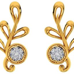 PC Chandra Jewellers Yellow Gold 14kt Stud Earring-image-82
