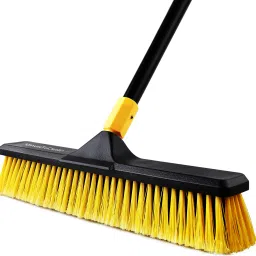 18-Inch Heavy Duty Cleaning Brush with Extendable Handle 65.3-Inch-Long Pole Nylon Wet and Dry Brush-image-57