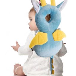 Baby Head Protector for Crawling, Cushion with Horizontal Safety Belt (Dragon) Safety Cap-image-10