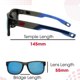 new balance Gradient Retro Square Sunglasses (54) image 5