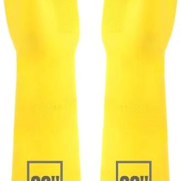22 Inch Chemical Resistant Elbow Length Gloves for Kitchen Factory Garden Cement Rubber Safety Gloves-image-84