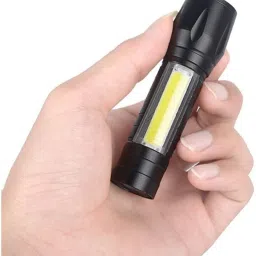 kp2 Mini Flashlight Waterproof USB Rechargeable Powerful Torch Torch 6 hrs Torch Emergency Light image 2