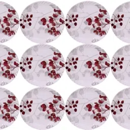 CREZY ROUND MODEL (301) 7 INCH HALF DINNER PLATE SET 12 PCS OF MELAMINE Dinner Plate-image-42