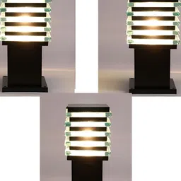 DENICRAAS Black & White Textured Contemporary Ceiling Lamp-15