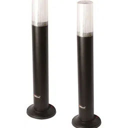 BENE Benjamin Bollard Black & White 2 Pieces Self Assembly Cylinder Outdoor Lamps-image-14